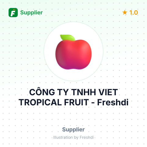 CÔNG TY TNHH VIET TROPICAL FRUIT – summary card, no photo uploaded yet