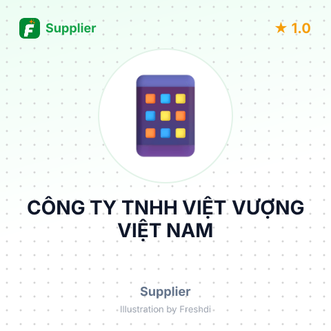 CÔNG TY TNHH VIỆT VƯỢNG VIỆT NAM – summary card, no photo uploaded yet