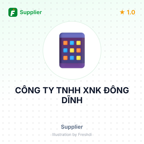 CÔNG TY TNHH XNK ĐÔNG DĨNH – summary card, no photo uploaded yet