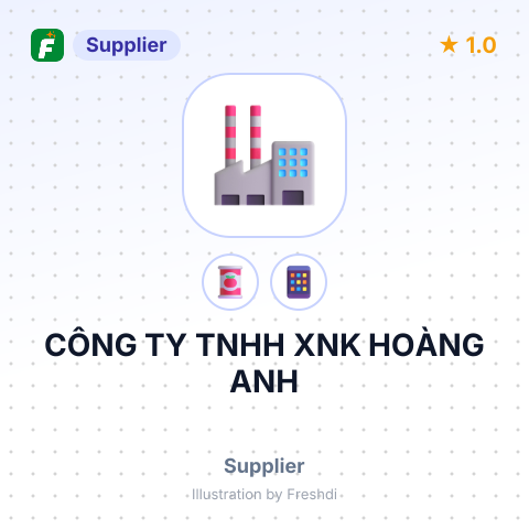 CÔNG TY TNHH XNK HOÀNG ANH – summary card, no photo uploaded yet