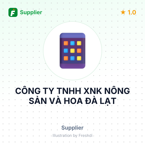 CÔNG TY TNHH XNK NÔNG SẢN VÀ HOA ĐÀ LẠT – summary card, no photo uploaded yet