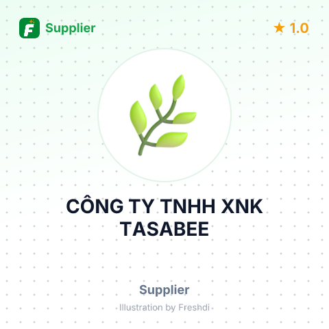 CÔNG TY TNHH XNK TASABEE – summary card, no photo uploaded yet