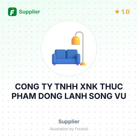CONG TY TNHH XNK THUC PHAM DONG LANH SONG VU – summary card, no photo uploaded yet
