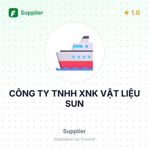 CÔNG TY TNHH XNK VẬT LIỆU SUN – summary card, no photo uploaded yet
