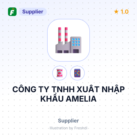 CÔNG TY TNHH XUẤT NHẬP KHẨU AMELIA – summary card, no photo uploaded yet