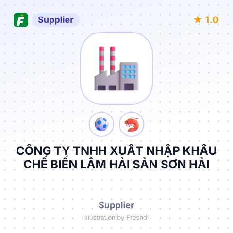CÔNG TY TNHH XUẤT NHẬP KHẨU CHẾ BIẾN LÂM HẢI SẢN SƠN HẢI – summary card, no photo uploaded yet