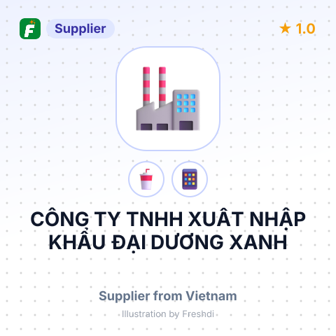 CÔNG TY TNHH XUẤT NHẬP KHẨU ĐẠI DƯƠNG XANH – summary card, no photo uploaded yet