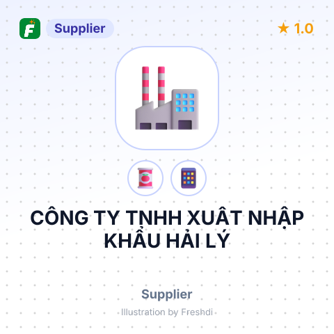 CÔNG TY TNHH XUẤT NHẬP KHẨU HẢI LÝ – summary card, no photo uploaded yet