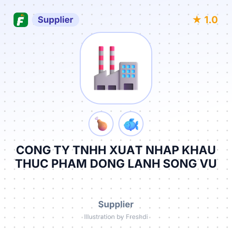 CONG TY TNHH XUAT NHAP KHAU THUC PHAM DONG LANH SONG VU – summary card, no photo uploaded yet
