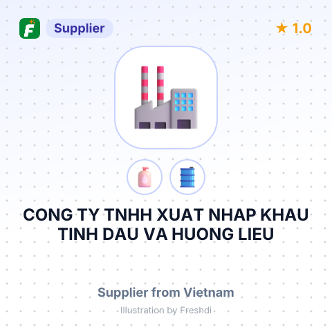 CONG TY TNHH XUAT NHAP KHAU TINH DAU VA HUONG LIEU – summary card, no photo uploaded yet