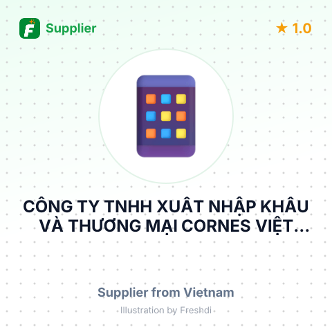 CÔNG TY TNHH XUẤT NHẬP KHẨU VÀ THƯƠNG MẠI CORNES VIỆT NAM – summary card, no photo uploaded yet