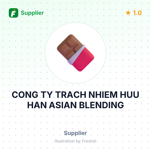 CONG TY TRACH NHIEM HUU HAN ASIAN BLENDING – summary card, no photo uploaded yet