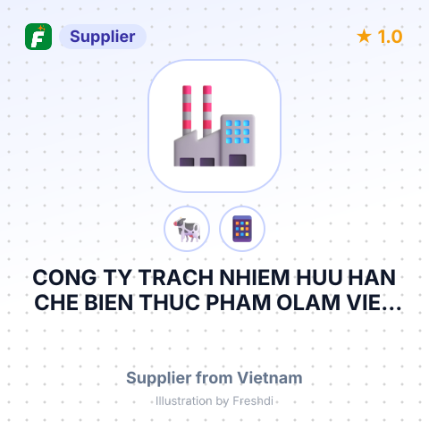 CONG TY TRACH NHIEM HUU HAN CHE BIEN THUC PHAM OLAM VIET NAM – summary card, no photo uploaded yet