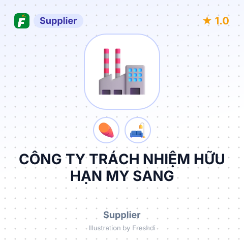 CÔNG TY TRÁCH NHIỆM HỮU HẠN MY SANG – summary card, no photo uploaded yet