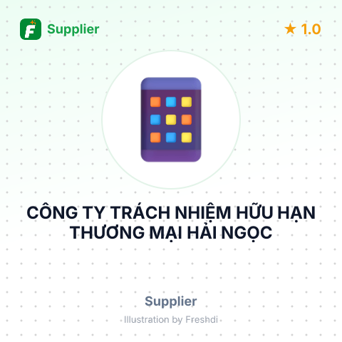 CÔNG TY TRÁCH NHIỆM HỮU HẠN THƯƠNG MẠI HẢI NGỌC – summary card, no photo uploaded yet