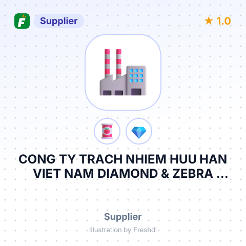CONG TY TRACH NHIEM HUU HAN VIET NAM DIAMOND & ZEBRA ELECTRIC – summary card, no photo uploaded yet
