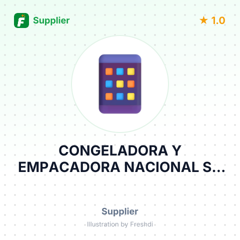 CONGELADORA Y EMPACADORA NACIONAL SA DE CV – summary card, no photo uploaded yet