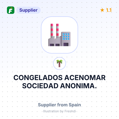 CONGELADOS ACENOMAR SOCIEDAD ANONIMA. – summary card, no photo uploaded yet