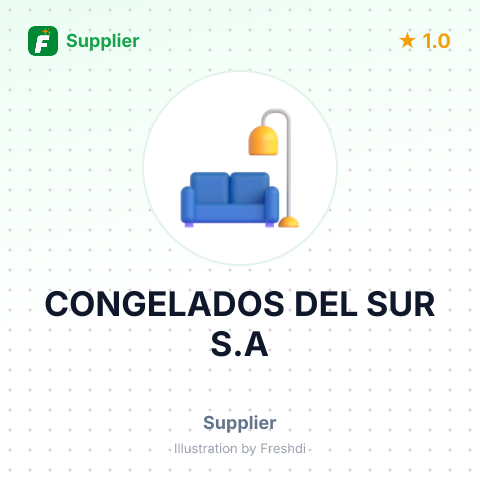 CONGELADOS DEL SUR S.A – summary card, no photo uploaded yet