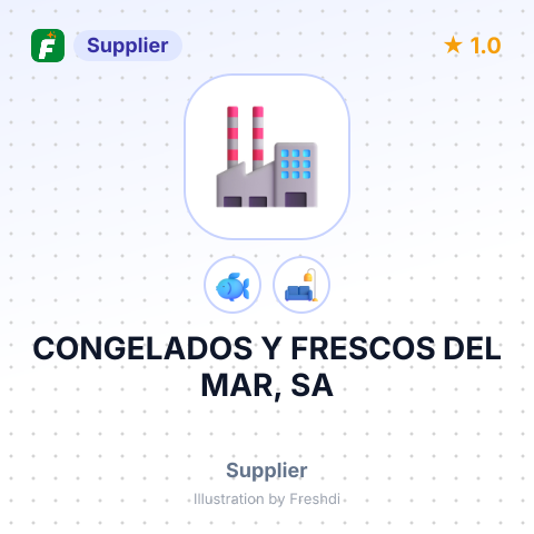 CONGELADOS Y FRESCOS DEL MAR, SA – summary card, no photo uploaded yet