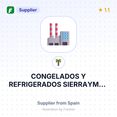 CONGELADOS Y REFRIGERADOS SIERRAYMAR SL – summary card, no photo uploaded yet