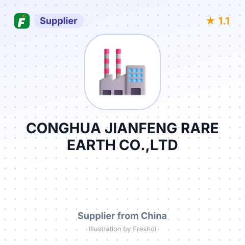 CONGHUA JIANFENG RARE EARTH CO.,LTD – summary card, no photo uploaded yet