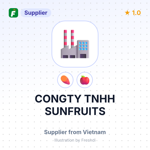 CONGTY TNHH SUNFRUITS – summary card, no photo uploaded yet