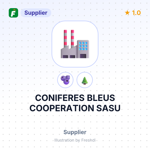 CONIFERES BLEUS COOPERATION SASU – summary card, no photo uploaded yet