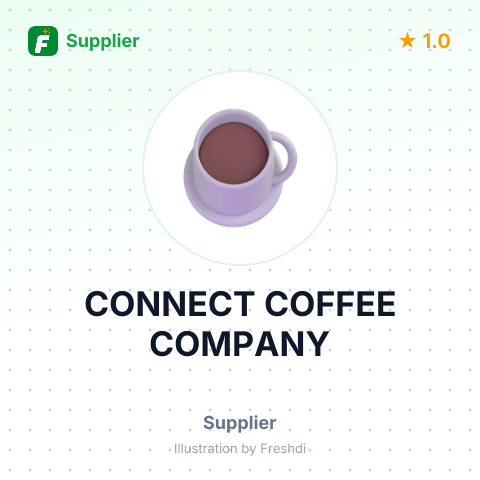 CONNECT COFFEE COMPANY – summary card, no photo uploaded yet