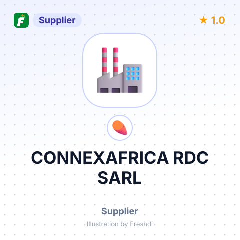 CONNEXAFRICA RDC SARL – summary card, no photo uploaded yet