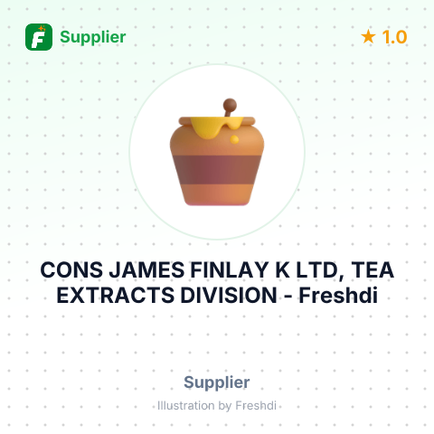 CONS JAMES FINLAY K LTD, TEA EXTRACTS DIVISION – summary card, no photo uploaded yet