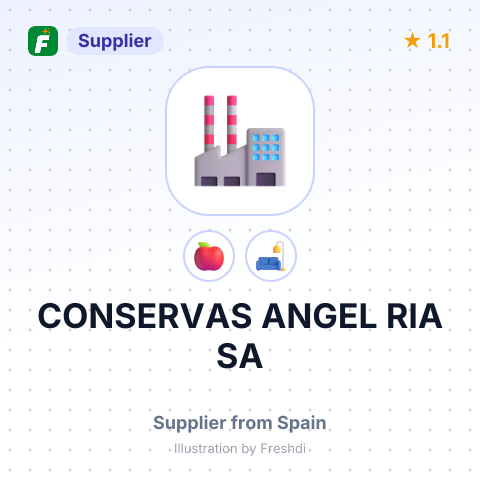 CONSERVAS ANGEL RIA SA – summary card, no photo uploaded yet