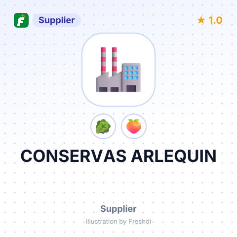 CONSERVAS ARLEQUIN – summary card, no photo uploaded yet