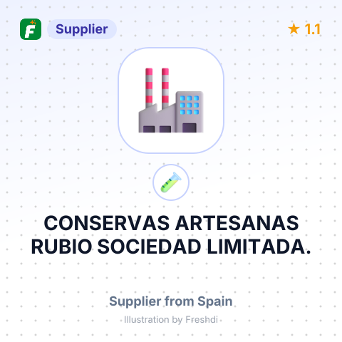 CONSERVAS ARTESANAS RUBIO SOCIEDAD LIMITADA. – summary card, no photo uploaded yet