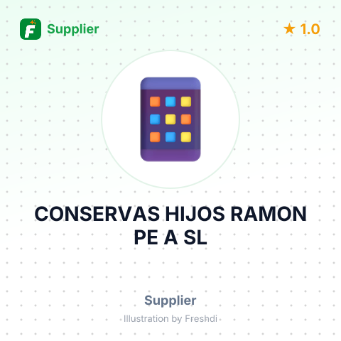 CONSERVAS HIJOS RAMON PE A SL – summary card, no photo uploaded yet
