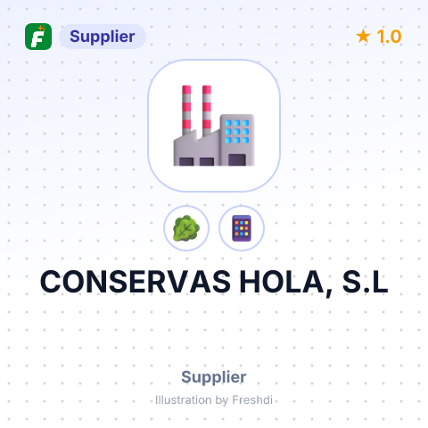 CONSERVAS HOLA, S.L – summary card, no photo uploaded yet