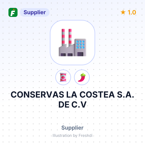 CONSERVAS LA COSTEA S.A. DE C.V – summary card, no photo uploaded yet