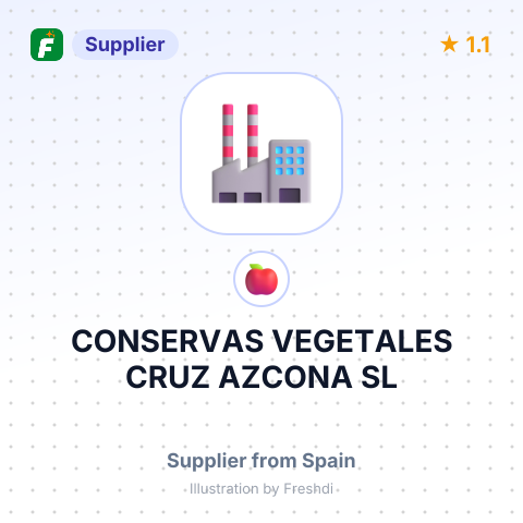CONSERVAS VEGETALES CRUZ AZCONA SL – summary card, no photo uploaded yet