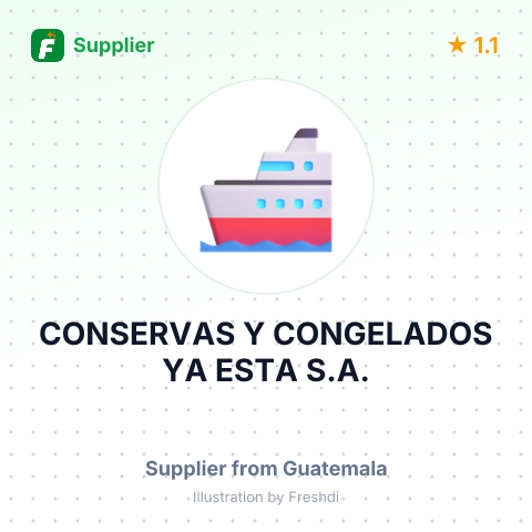 CONSERVAS Y CONGELADOS YA ESTA S.A. – summary card, no photo uploaded yet