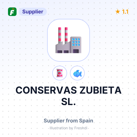 CONSERVAS ZUBIETA SL. – summary card, no photo uploaded yet