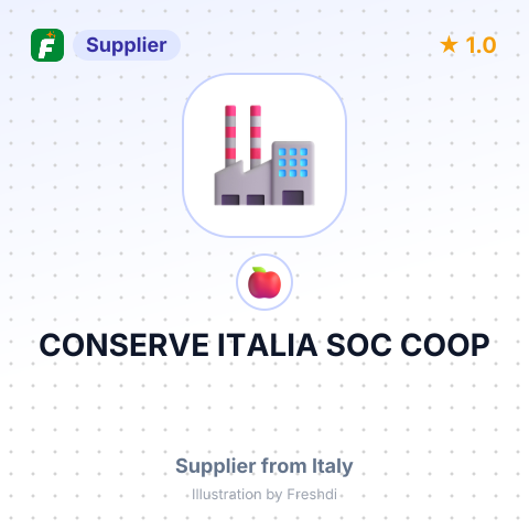 CONSERVE ITALIA SOC COOP – summary card, no photo uploaded yet