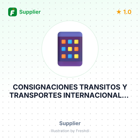 CONSIGNACIONES TRANSITOS Y TRANSPORTES INTERNACIONALES SA – summary card, no photo uploaded yet