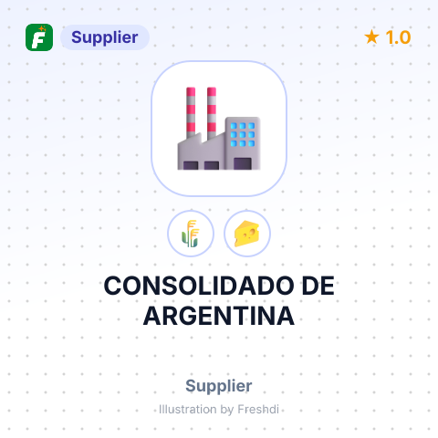 CONSOLIDADO DE ARGENTINA – summary card, no photo uploaded yet