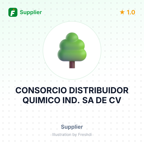 CONSORCIO DISTRIBUIDOR QUIMICO IND. SA DE CV – summary card, no photo uploaded yet