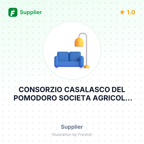 CONSORZIO CASALASCO DEL POMODORO SOCIETA AGRICOLA COOPERATIVA – summary card, no photo uploaded yet