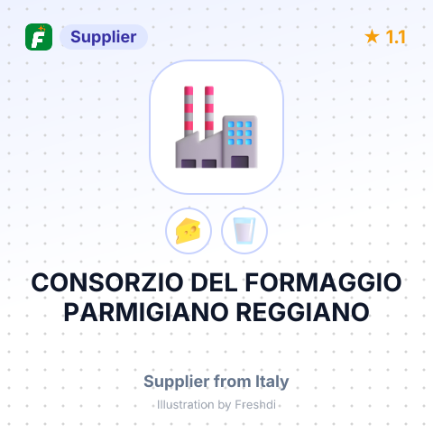 CONSORZIO DEL FORMAGGIO PARMIGIANO REGGIANO – summary card, no photo uploaded yet
