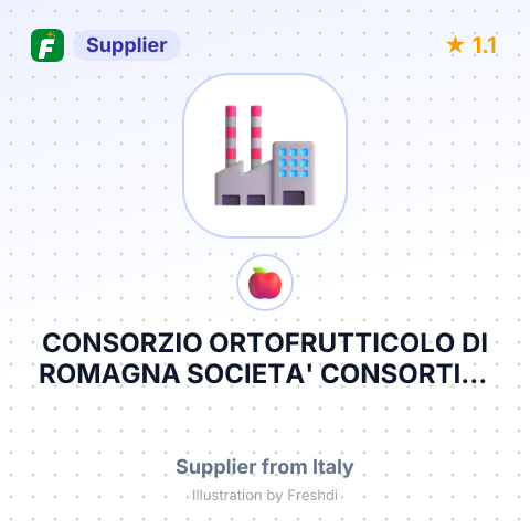 CONSORZIO ORTOFRUTTICOLO DI ROMAGNA SOCIETA' CONSORTILE ARL. – summary card, no photo uploaded yet