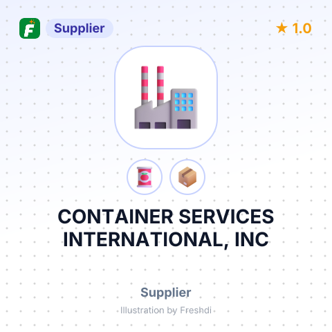 CONTAINER SERVICES INTERNATIONAL, INC – summary card, no photo uploaded yet