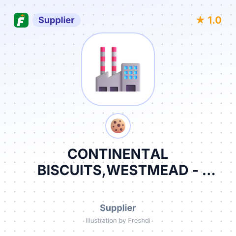 CONTINENTAL BISCUITS,WESTMEAD – summary card, no photo uploaded yet