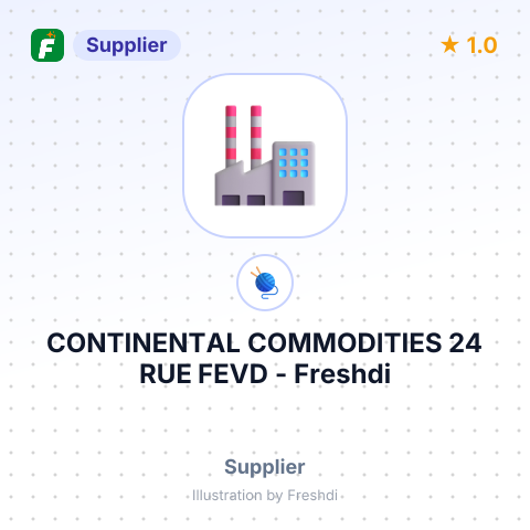 CONTINENTAL COMMODITIES 24 RUE FEVD – summary card, no photo uploaded yet
